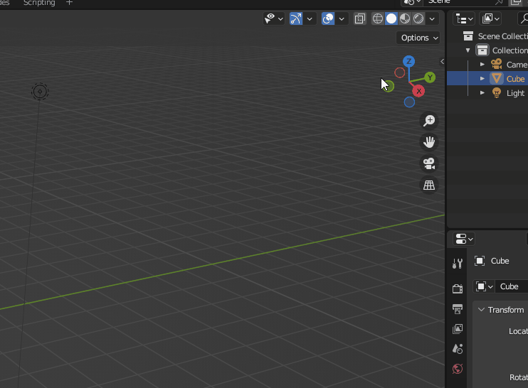 Navigation in Blender